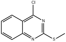 4-CHLORO-2-(METHYLTHIO)QUINAZOLINE Structure