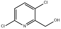 3,6-Dichloropyridine-2-methanol, 58804-10-7, 结构式