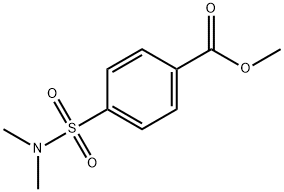 4-[(ジメチルアミノ)スルホニル]安息香酸メチル 化学構造式