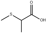 2-(メチルチオ)プロピオン酸 化学構造式
