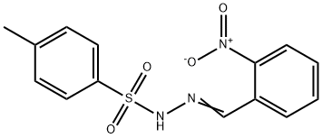 2-ニトロベンズアルデヒドトシルヒドラゾン 化学構造式