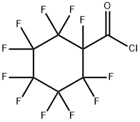 パーフルオロシクロヘキサンカルボニルクロリド 化学構造式