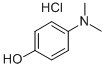 p-(dimethylamino)phenol hydrochloride Struktur