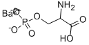 DL-O-PHOSPHOSERINE, BARIUM SALT Structure