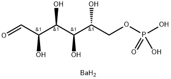 D-グルコース-6-りん酸 バリウム 化学構造式
