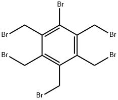 1-ブロモペンタキス(ブロモメチル)ベンゼン 化学構造式
