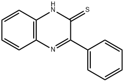 3-Phenyl-quinoxaline-2-thiol 结构式