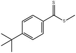 Benzenecarbodithioic acid, 4-(1,1-dimethylethyl)-methyl ester Struktur