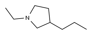 Pyrrolidine, 1-ethyl-3-propyl- (9CI),588672-42-8,结构式