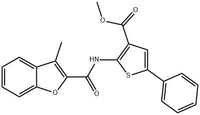 3-Thiophenecarboxylicacid,2-[[(3-methyl-2-benzofuranyl)carbonyl]amino]-5-phenyl-,methylester(9CI)|