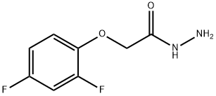2-(2,4-DIFLUOROPHENOXY)ACETOHYDRAZIDE 化学構造式