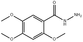 Benzoic acid, 2,4,5-trimethoxy-, hydrazide (9CI) Struktur