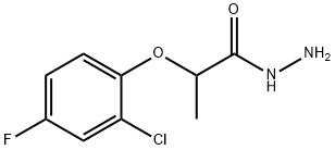 2-(2-氯-4-氟苯氧基)丙酰肼, 588677-35-4, 结构式