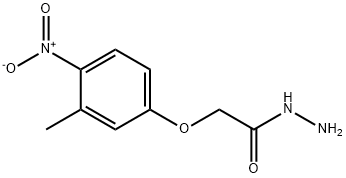 2-(3-METHYL-4-NITROPHENOXY)ACETOHYDRAZIDE Struktur