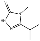 3H-1,2,4-Triazole-3-thione,2,4-dihydro-4-methyl-5-(1-methylethyl)-(9CI) Struktur