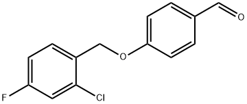 4-[(2-CHLORO-4-FLUOROBENZYL)OXY]BENZALDEHYDE Structure