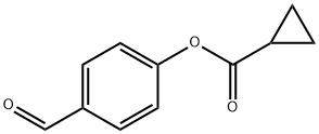 4-甲酰基苯基环丙烷羧酸酯 结构式