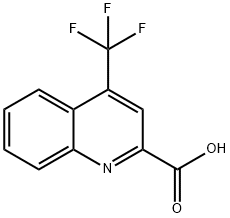 4-(Trifluoromethyl)quinoline-2-carboxylic acid Struktur