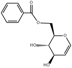 6-O-苯甲酰-D-葡萄烯糖,58871-05-9,结构式