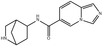 Imidazo[1,5-a]pyridine-6-carboxamide, N-2-azabicyclo[2.2.1]hept-5-yl- (9CI) Struktur