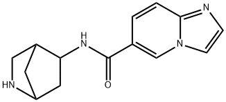 Imidazo[1,2-a]pyridine-6-carboxamide, N-2-azabicyclo[2.2.1]hept-5-yl- (9CI) Struktur