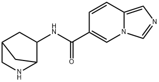 Imidazo[1,5-a]pyridine-6-carboxamide, N-2-azabicyclo[2.2.1]hept-6-yl- (9CI) Struktur