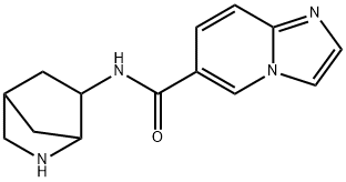 Imidazo[1,2-a]pyridine-6-carboxamide, N-2-azabicyclo[2.2.1]hept-6-yl- (9CI) Struktur