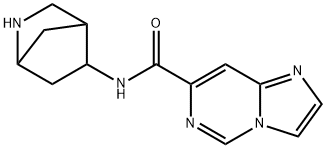 Imidazo[1,2-c]pyrimidine-7-carboxamide, N-2-azabicyclo[2.2.1]hept-5-yl- (9CI) Structure