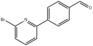4-(6-溴吡啶-2-基)苯甲醛, 588727-65-5, 结构式