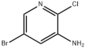 3-アミノ-5-ブロモ-2-クロロピリジン 化学構造式
