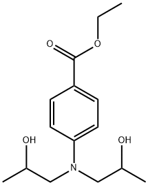 二羟丙基 PABA乙酯, 58882-17-0, 结构式