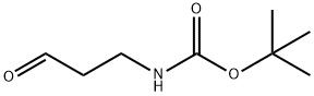 (3-オキソプロピル)カルバミン酸TERT-ブチル 化学構造式