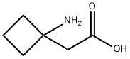 2-(1-Aminocyclobutyl)acetic acid Struktur