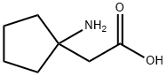 (1-氨基环戊基)乙酸,58885-92-0,结构式