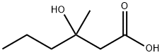 3-羟基-3-甲基己酸, 58888-76-9, 结构式