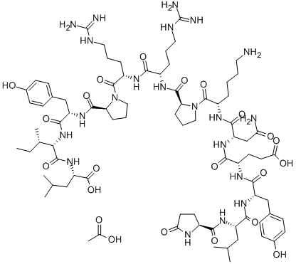 NEUROTENSIN ACETATE SALT Structure