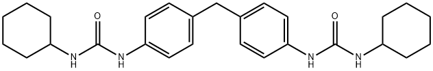 N,N''-(methylenedi-4,1-phenylene)bis N'-cyclohexyl-Urea Structure