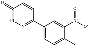 6-(4-METHYL-3-NITROPHENYL)-3(2H)-PYRIDAZINONE Structure