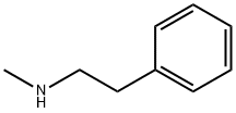 N-メチル-2-フェニルエチルアミン 化学構造式