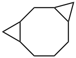 トリシクロ[7.1.0.03,5]デカン 化学構造式