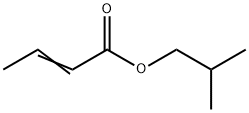 Isobutyl 2-butenoate Struktur