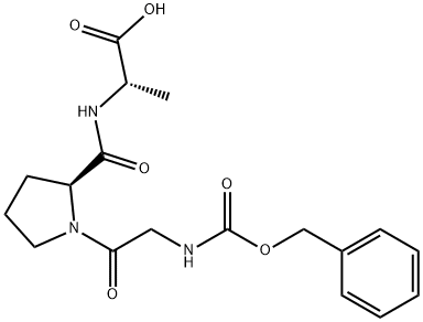 Z-GLY-PRO-ALA-OH 结构式