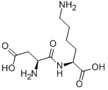 H-ASP-LYS-OH Structure