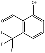2-Formyl-3-(trifluoromethyl)phenol, 2-Formyl-3-hydroxybenzotrifluoride, 6-(Trifluoromethyl)salicylaldehyde Structure
