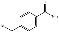 4-溴甲基苯甲酰胺,58914-40-2,结构式