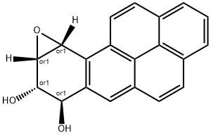 +-7R,8T-DIHYDROXY-9T,-10T-EPOXY-7,8,9,10-TETRAHYDROBENZO(A. Structure