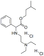 isopentyl alpha-(2-diethylaminoethylamino)phenylacetate dihydrochloride Structure