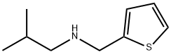 2-メチル-N-(2-チエニルメチル)-1-プロパンアミン 化学構造式