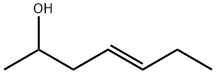 (E)-4-ヘプテン-2-オール 化学構造式