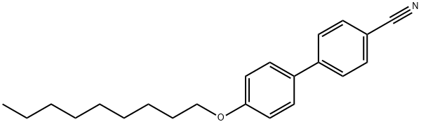 4'-ノニルオキシ-1,1'-ビフェニル-4-カルボニトリル 化学構造式